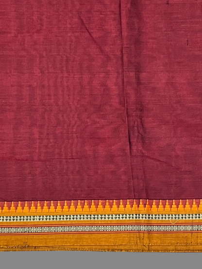 Narayanpet  Brown Cotton Sarees CS34