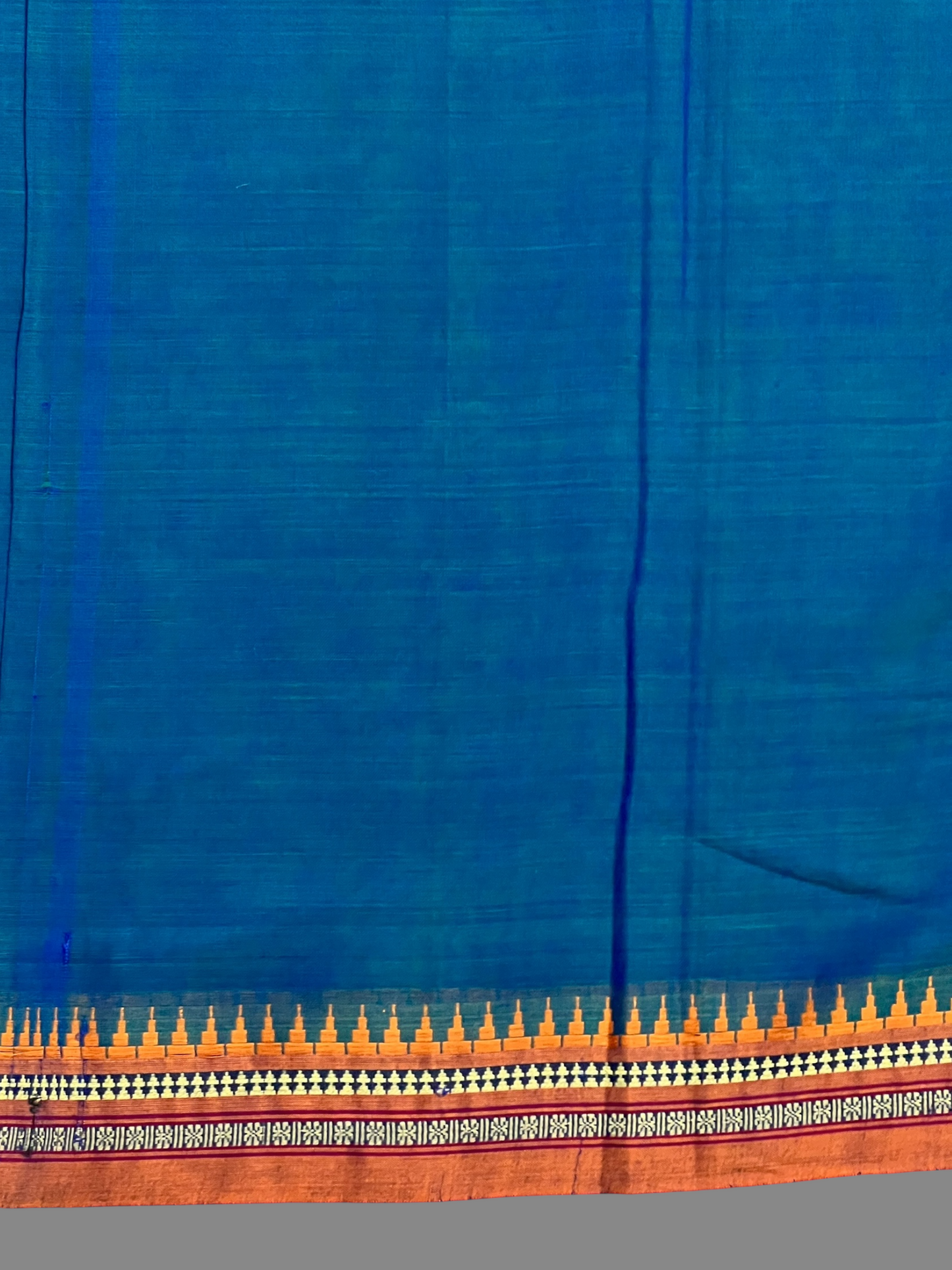 Narayanpet  Ananda Blue Cotton Sarees CS36