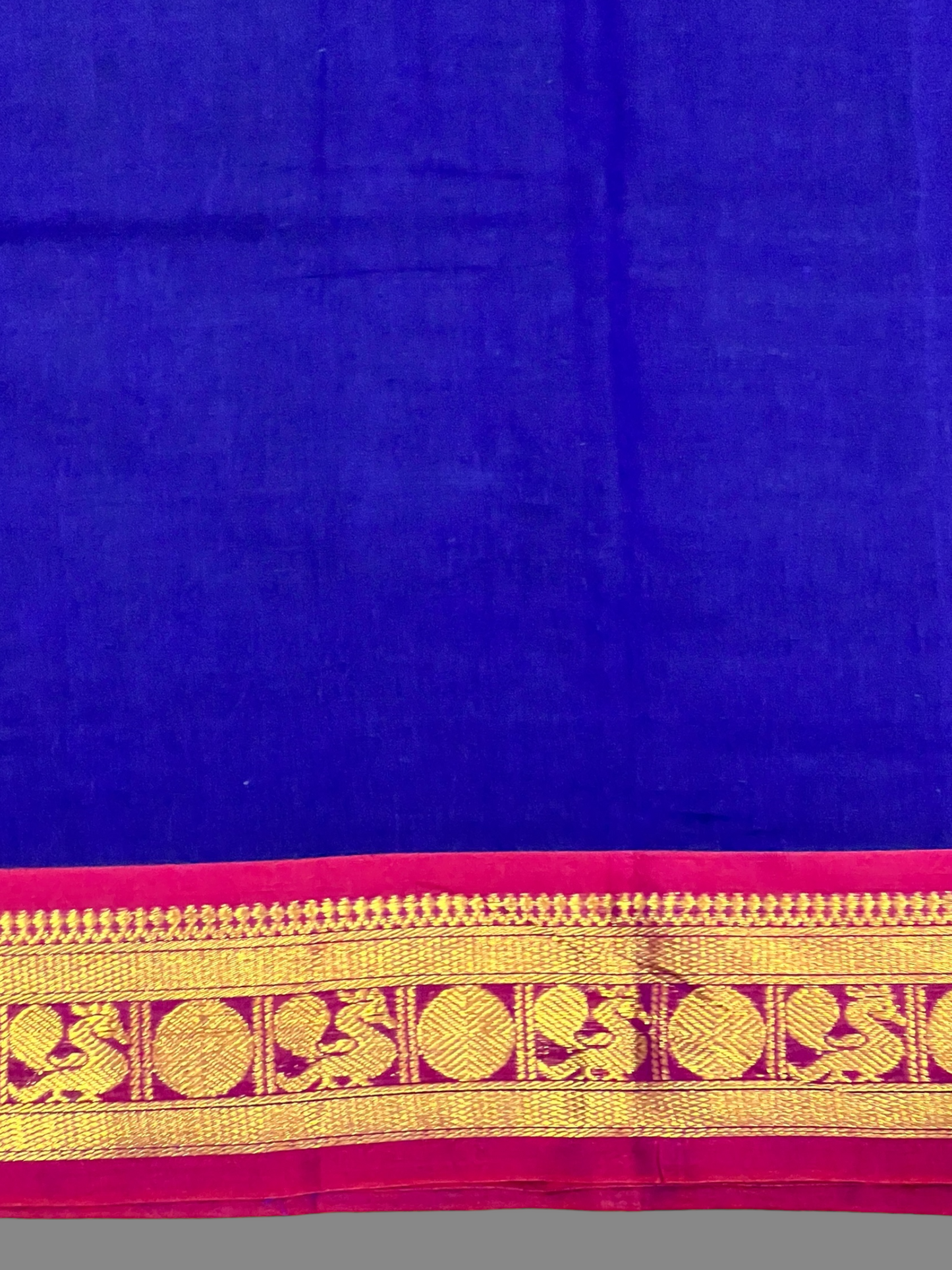 Narayanpet  Royal Blue Cotton Sarees CS45