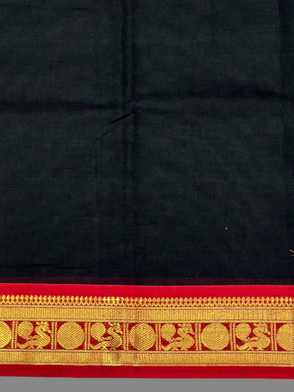 Narayanpet  Black Cotton Sarees CS42