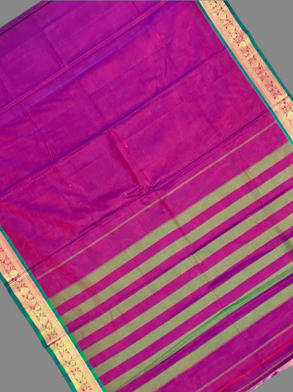 Narayanpet  Magenta Cotton Sarees CS43