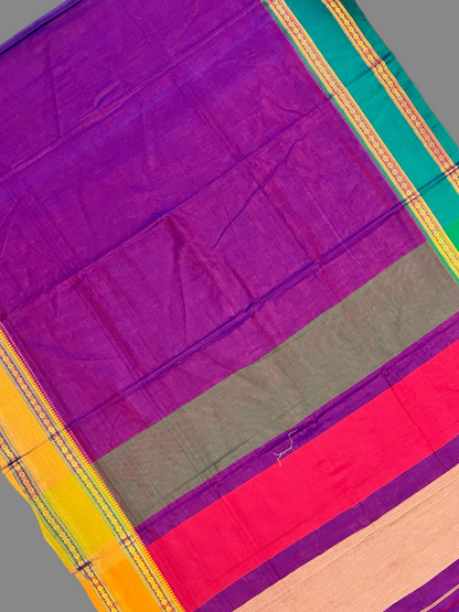 Narayanpet  Magenta Cotton Sarees CS22