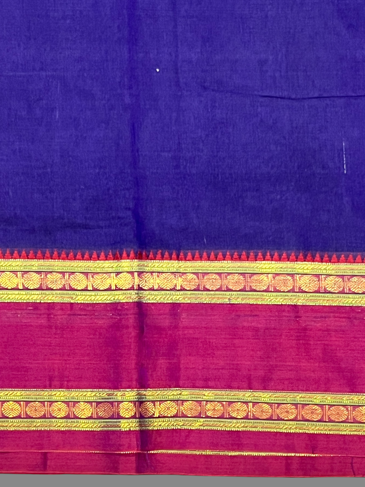 Narayanpet  Royal Blue Cotton Sarees CS24