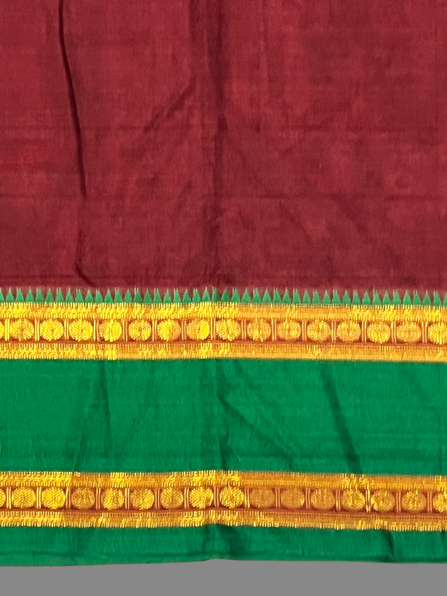 Narayanpet  Brown Cotton Sarees CS20