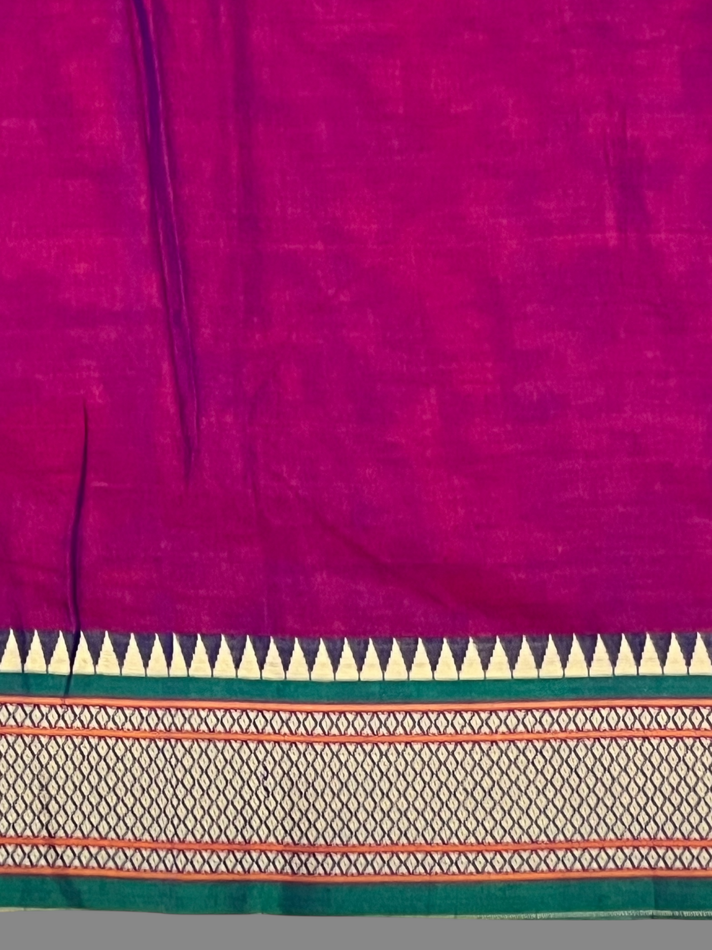 Narayanpet  Magenta Cotton Sarees CS14