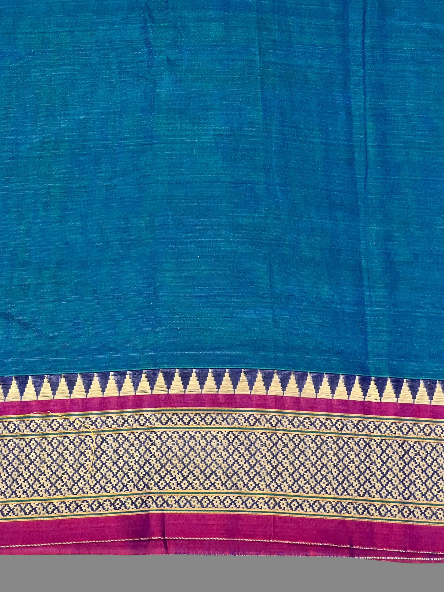 Narayanpet  Ananda Blue Cotton Sarees CS18