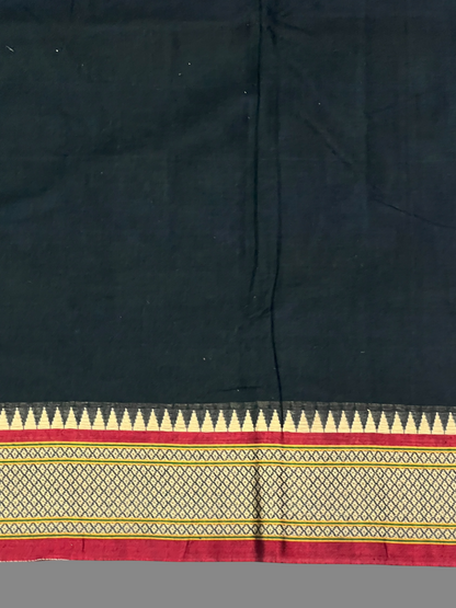 Narayanpet  Black Cotton Sarees CS16