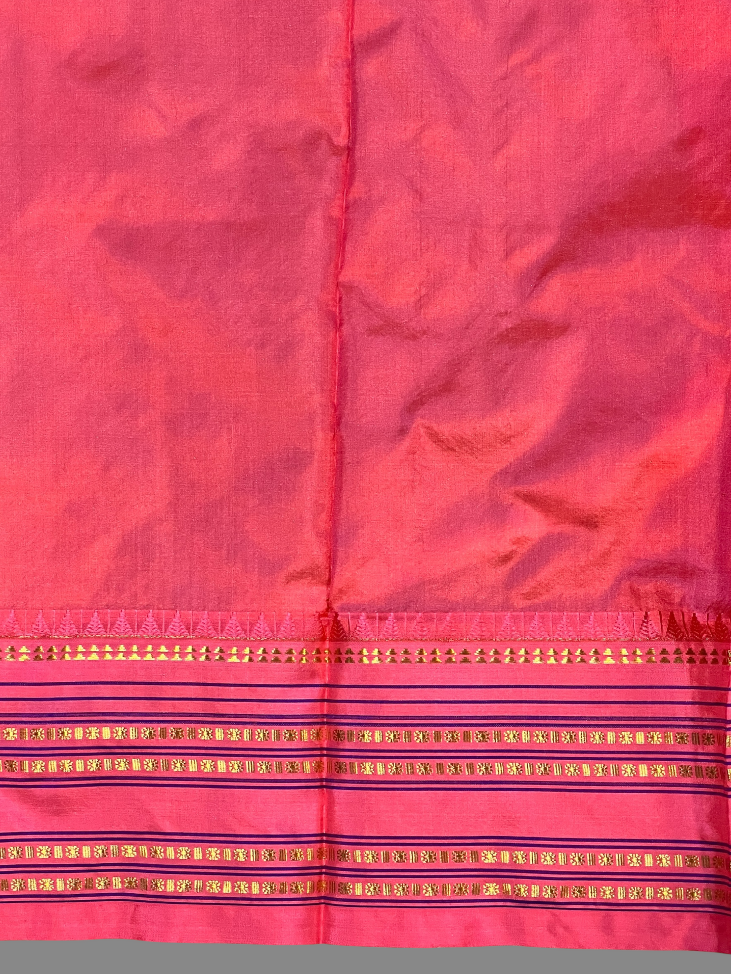 Narayanpet Checks Dark Green Pure Silk Saree