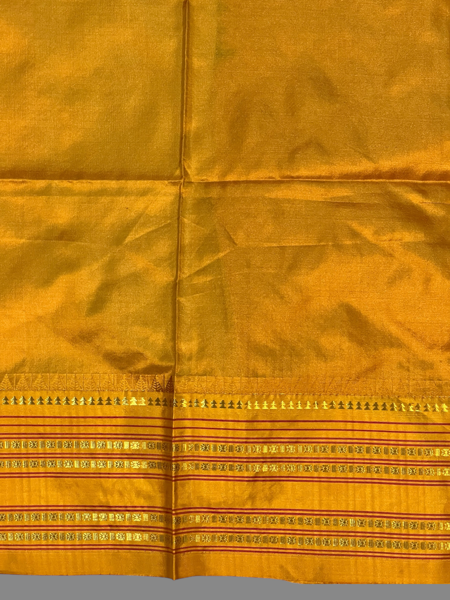 Narayanpet Checks Blue Pure Silk Saree