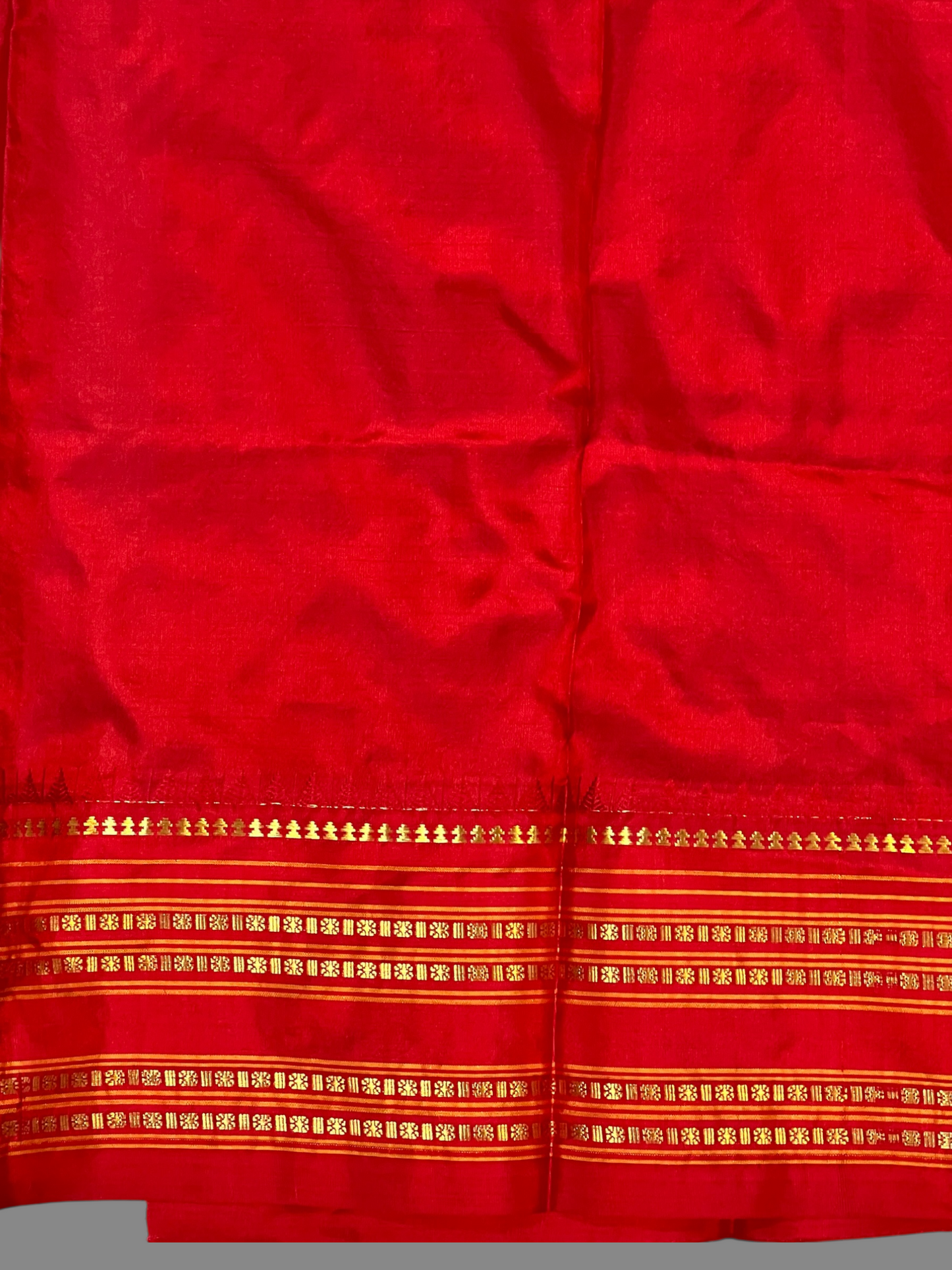 Narayanpet checks Yellow  Pure Silk Saree