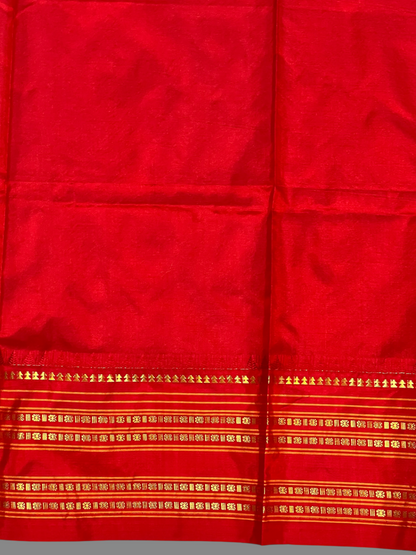 Narayanpet Checks Green Pure Silk Sarees