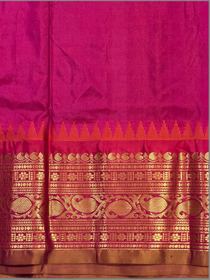 Bridal Big Checks Butta Cobalt Blue Pure Silk Sarees